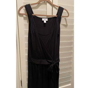 Ann Taylor Black Sleeveless Knit Dress